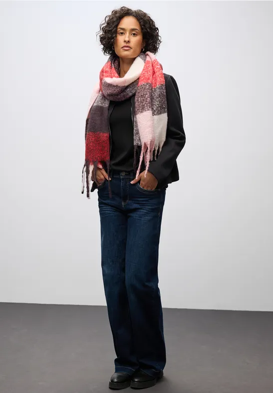 Gezellige Madras sjaal multicolor