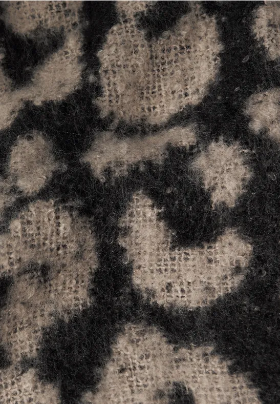 Gezellige sjaal Leo sanded beige