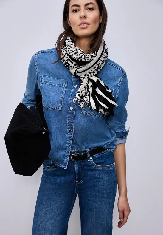 Foulard à motifs Black