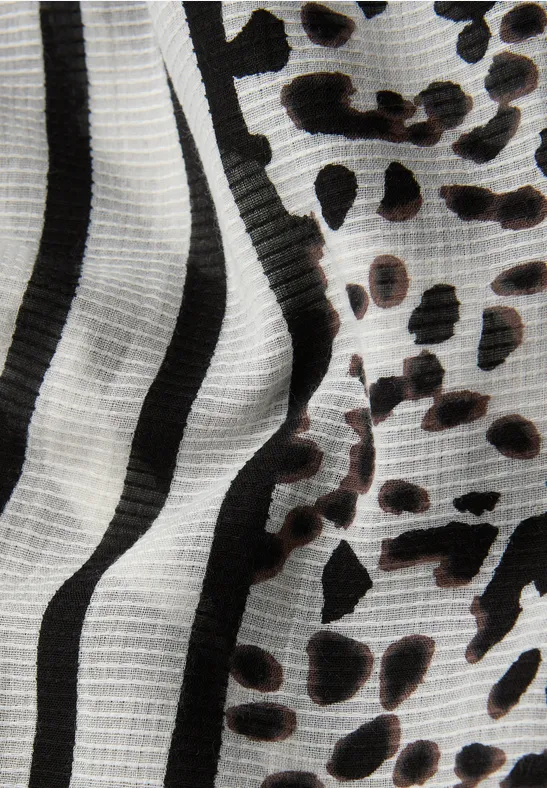 Foulard à motifs Black