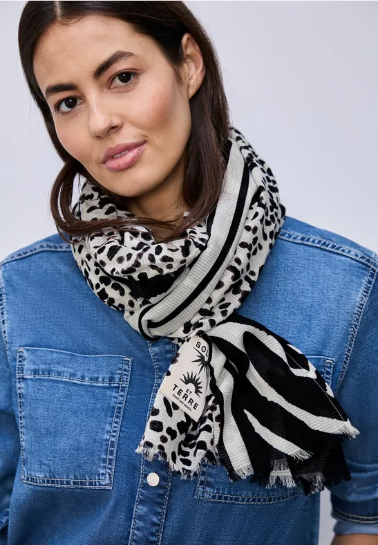 Foulard à motifs Black