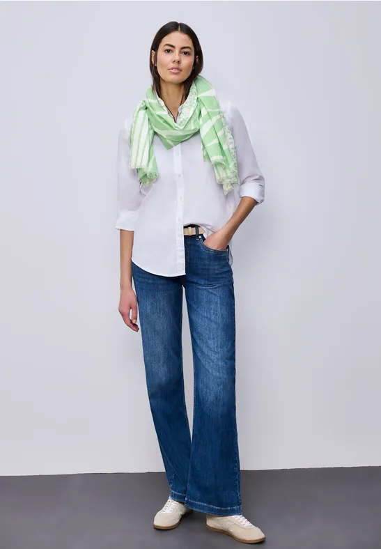 Gemusterter Schal Bright Pistachio