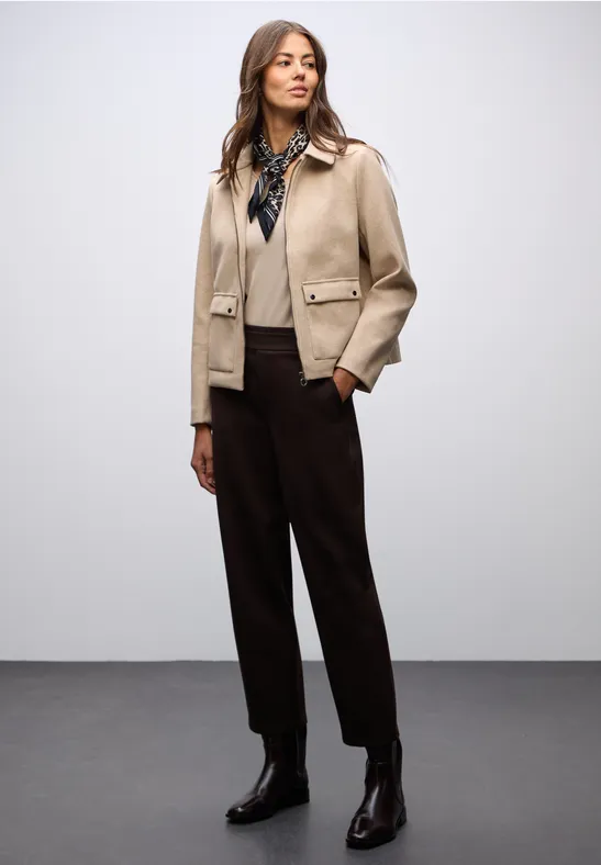 Leo Satin Tuch Black