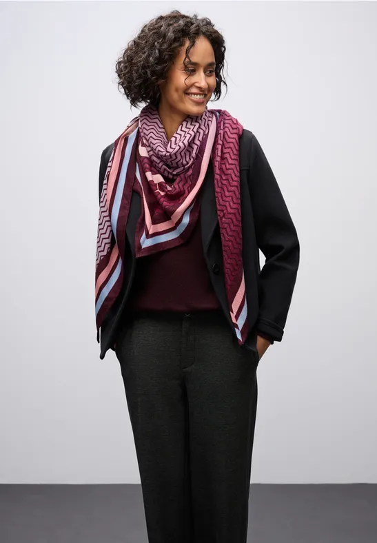 Gemustertes Dreieckstuch multicolor