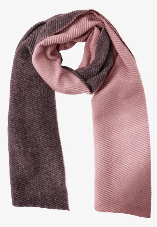 Foulard plissé Two-Tone jazz berry mel.