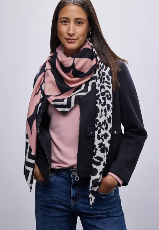 Dreieckstuch mit Mustermix Black