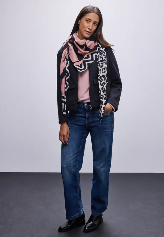 Dreieckstuch mit Mustermix Black