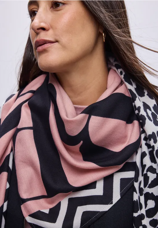 Dreieckstuch mit Mustermix Black