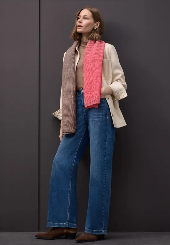 Schal mit Farbverlauf striking coral