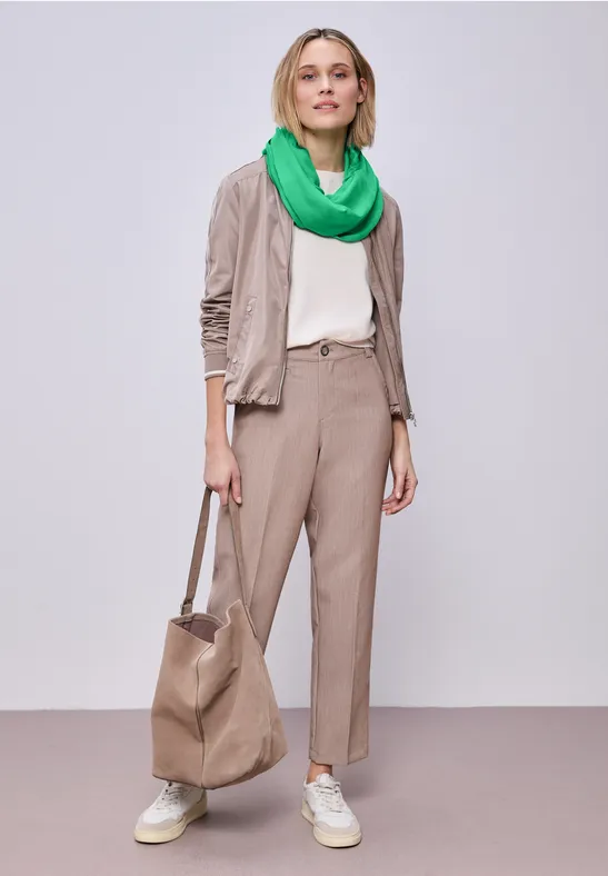 Loop-Schal in Unifarbe aus Viskose arcadia green