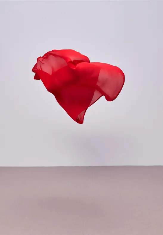 Écharpe loop en couleur unie salsa red