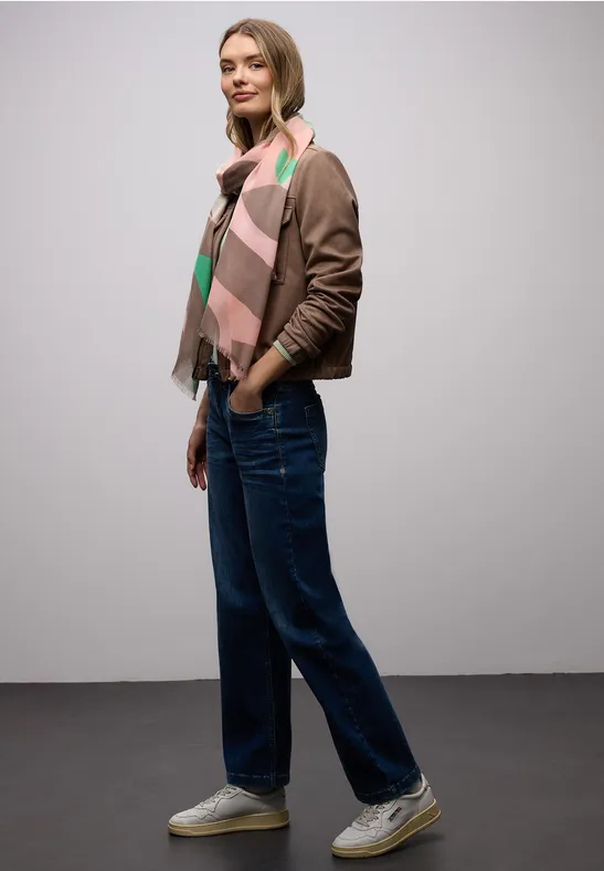 Foulard à motifs multicolor