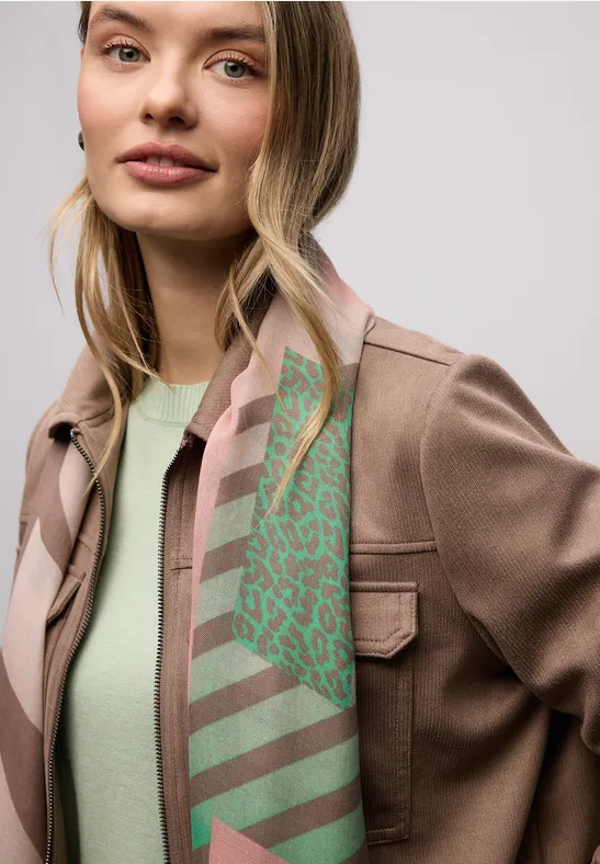 Foulard à motifs multicolor