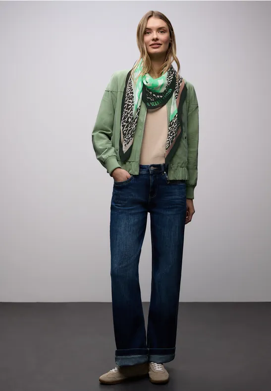 Foulard à motifs arcadia green