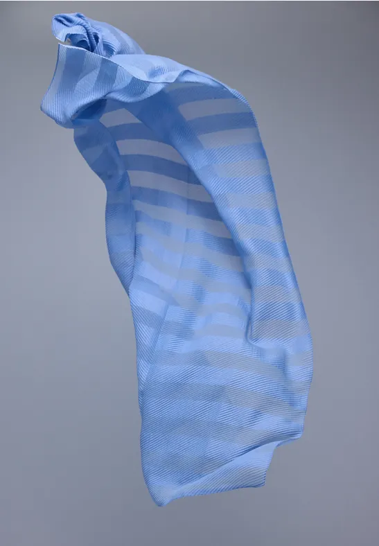 Foulard rayé bonnet blue
