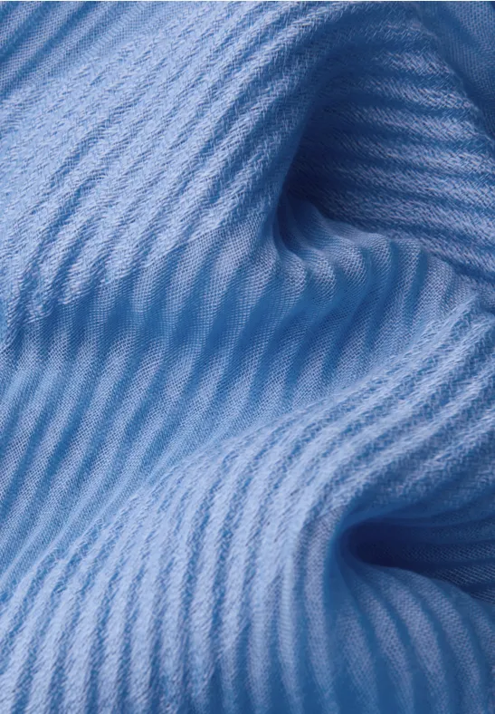 Foulard rayé bonnet blue