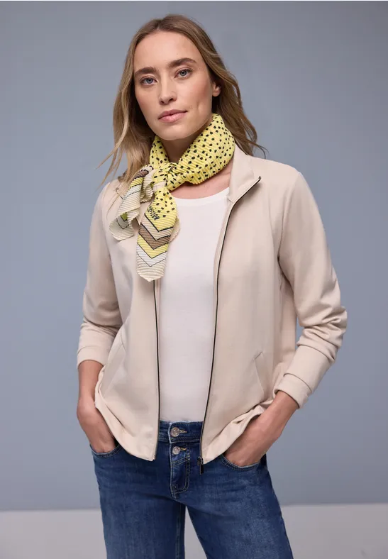 Foulard à motifs bloom yellow