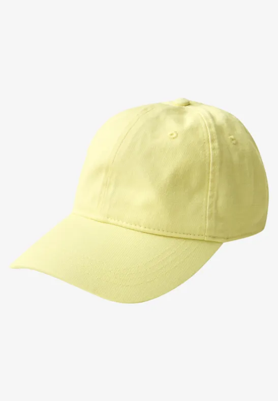 Washed-Look Cap bloom yellow