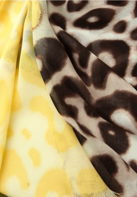 Écharpe Leo bloom yellow