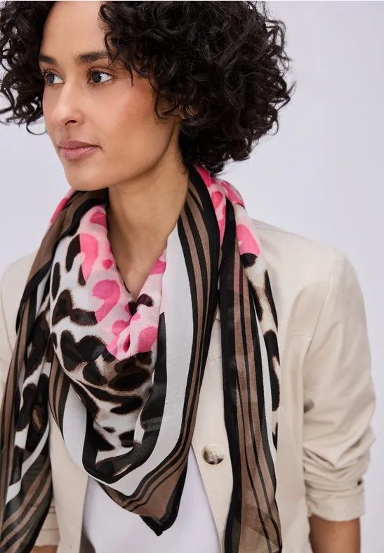 Tissu Léo blossom pink