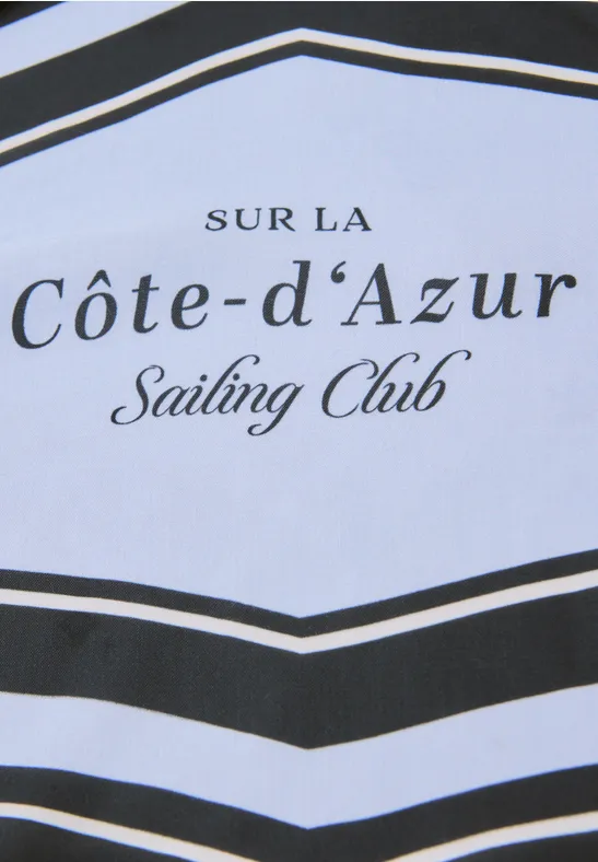 Foulard Nicki shadowed navy