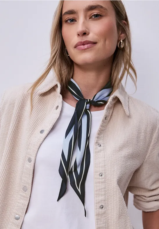 Foulard Nicki shadowed navy