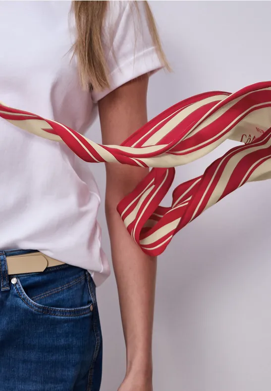 Nicki foulard salsa red