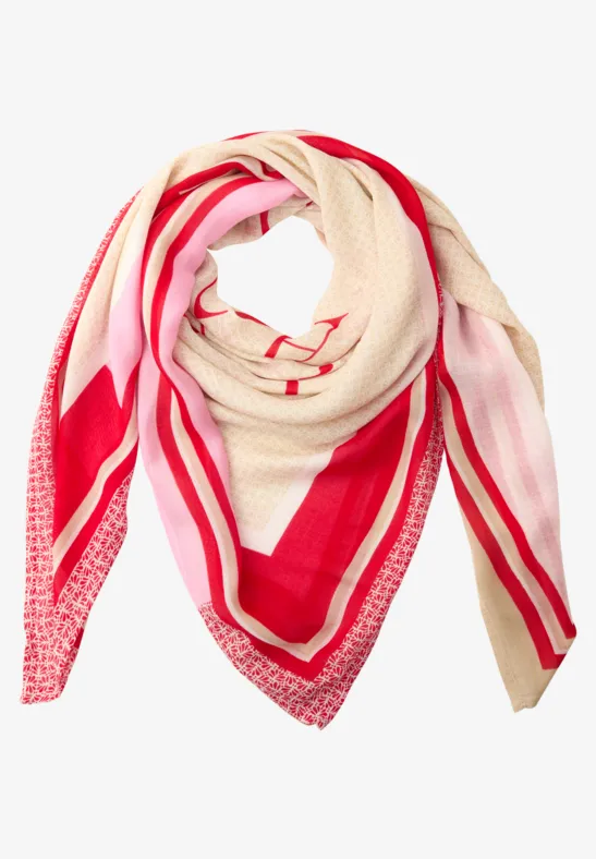 Modal sjaal met tekst salsa red