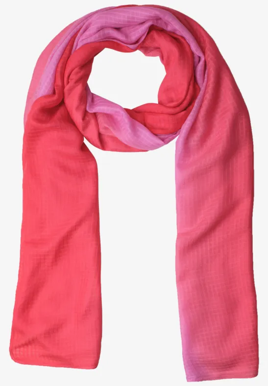 Schal mit Farbverlauf salsa red