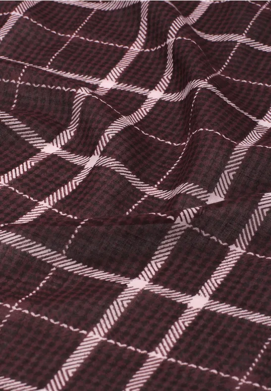 Bandana mit Karomuster rustic rouge