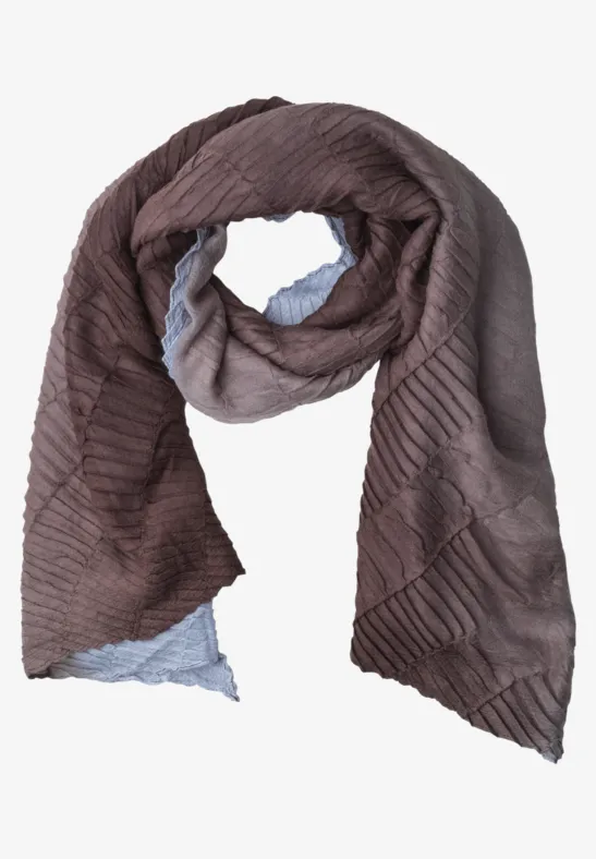 Langer Schal mit Farbverlauf northern blue