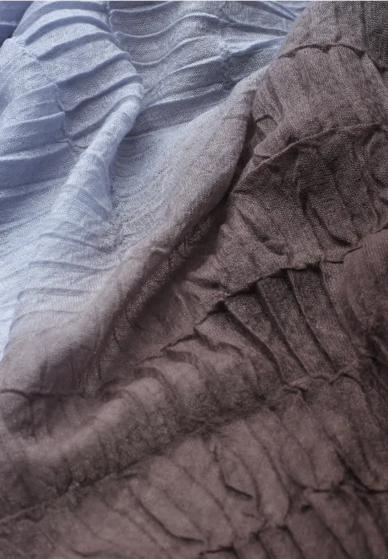 Langer Schal mit Farbverlauf northern blue