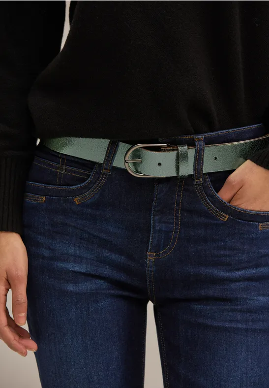 Ceinture en cuir light spring green