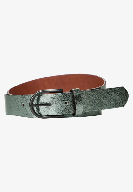 Ceinture en cuir light spring green