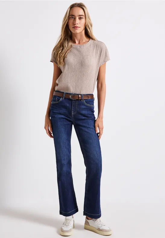Leren riem cognac