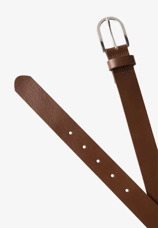 Leren riem cognac