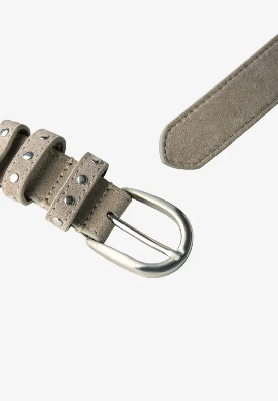 Ceinture Velorus avec rivets pastel sand