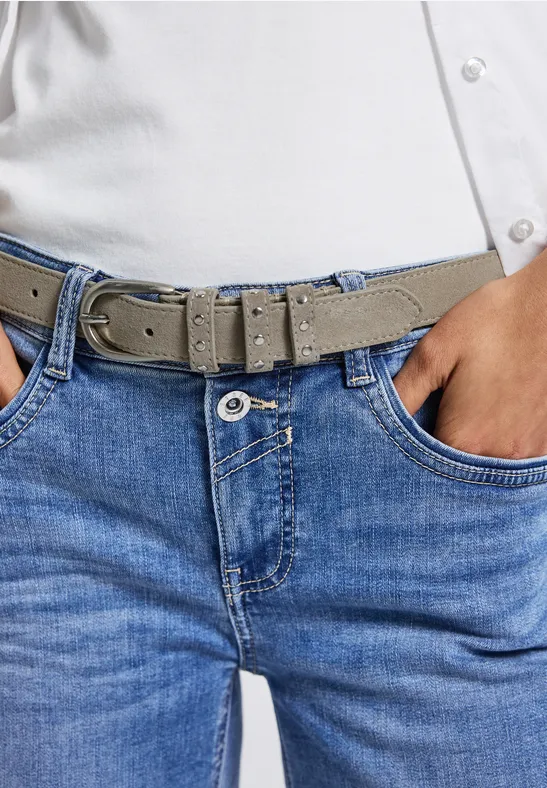 Ceinture Velorus avec rivets pastel sand
