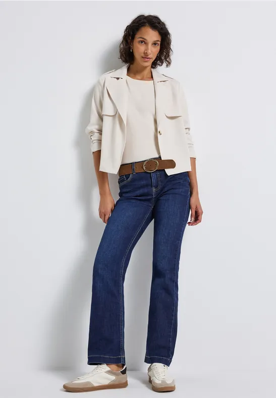 Ceinture en velours cognac