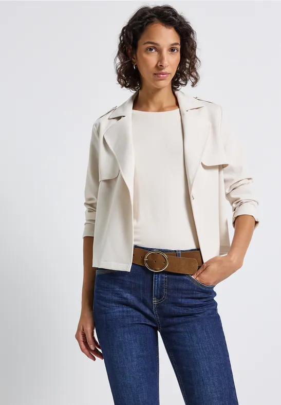 Ceinture en velours cognac