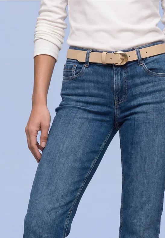 Gürtel mit Struktur Desert Taupe