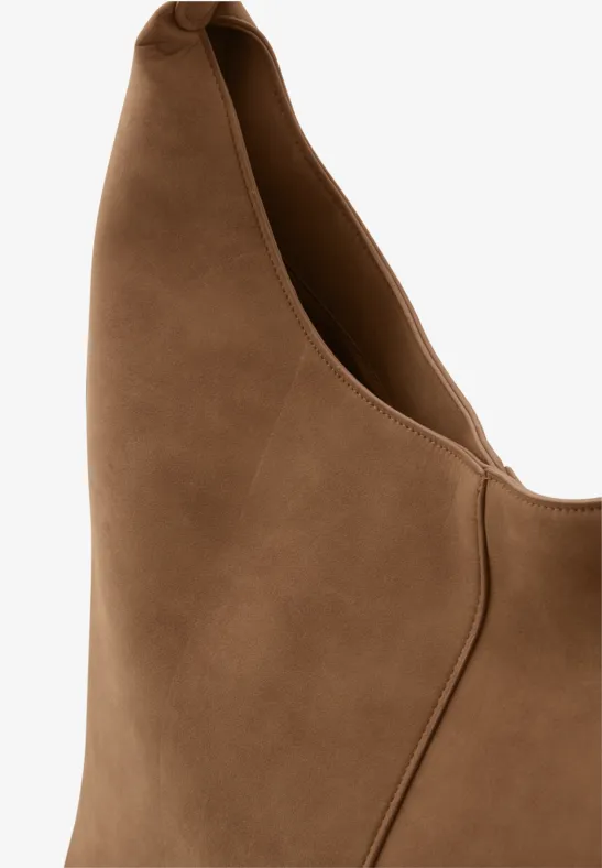 Shopper en velours Cinnamon Brown