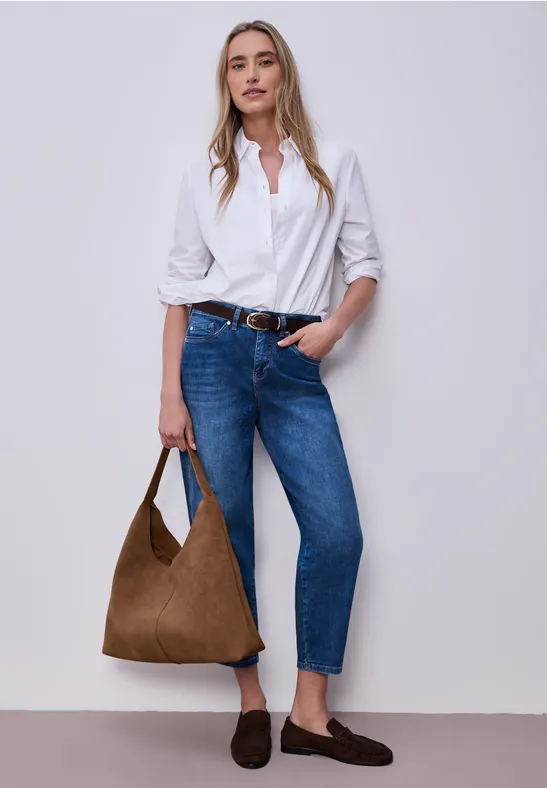 Shopper en velours Cinnamon Brown