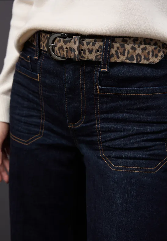 Leo leren riem Black