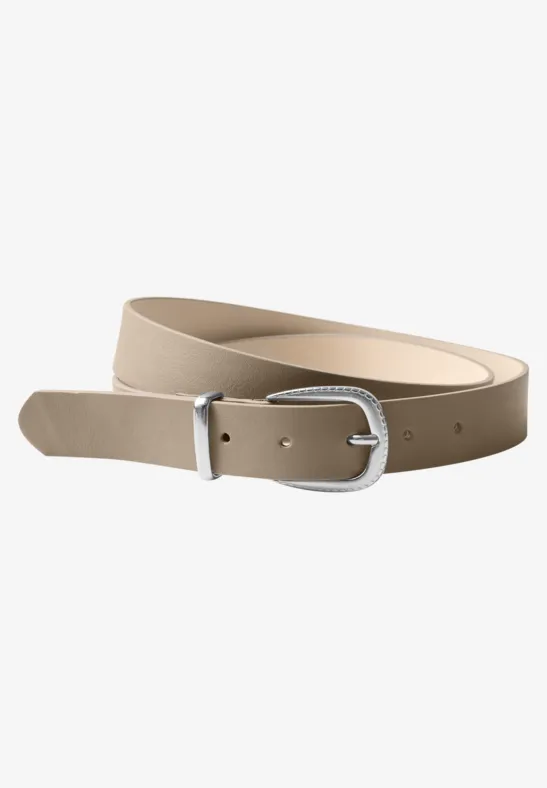 Basic riem met gesp Muddy Mocha