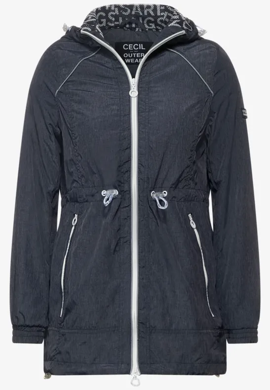 Langer Windbreaker deep blue