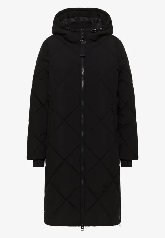 Mantel mit Rucksack Strings Black