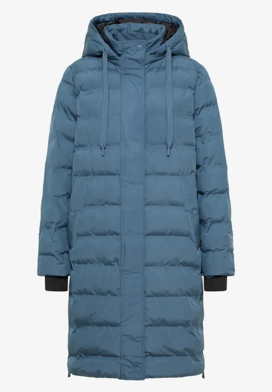 Manteau avec coutures collées moonstone blue