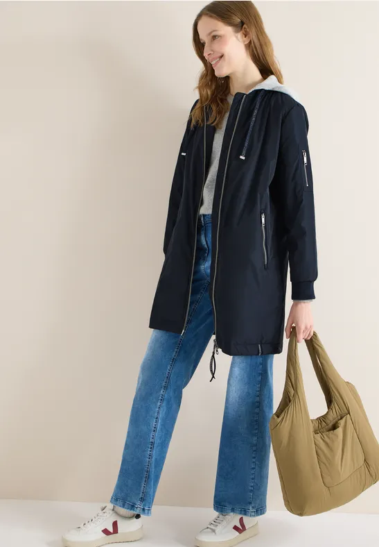 Lange blouson blue navy