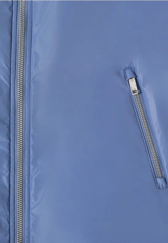 Lange blouson coal blue